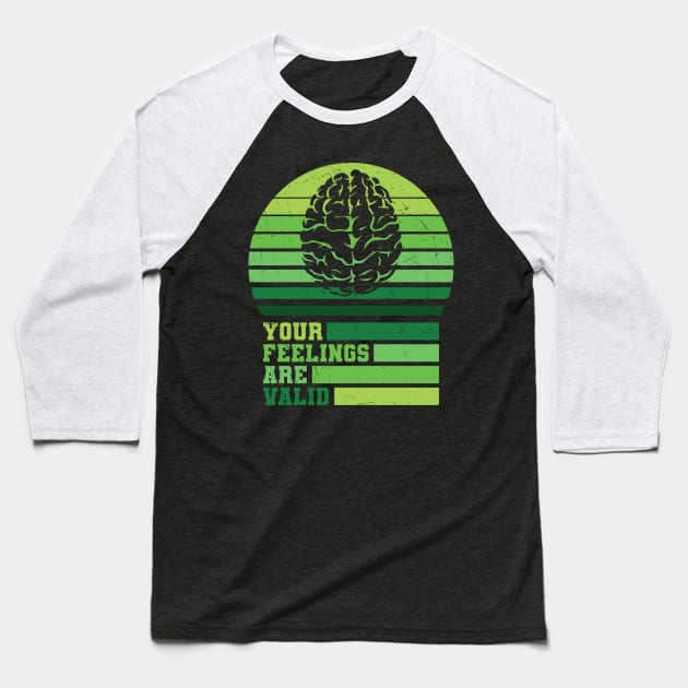 Mental awareness Baseball T-Shirt by Anonic